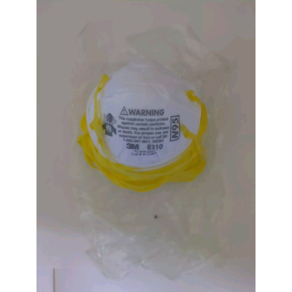 3M 8210 Disposable Respirator,Universal,N95,3KP43 3M 8210 (Pack10)